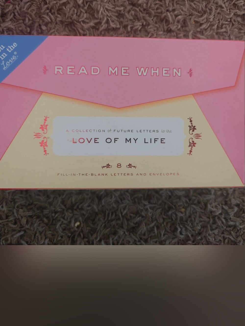 Knock Knock Pink and Yellow Love Letter Keepsake Set